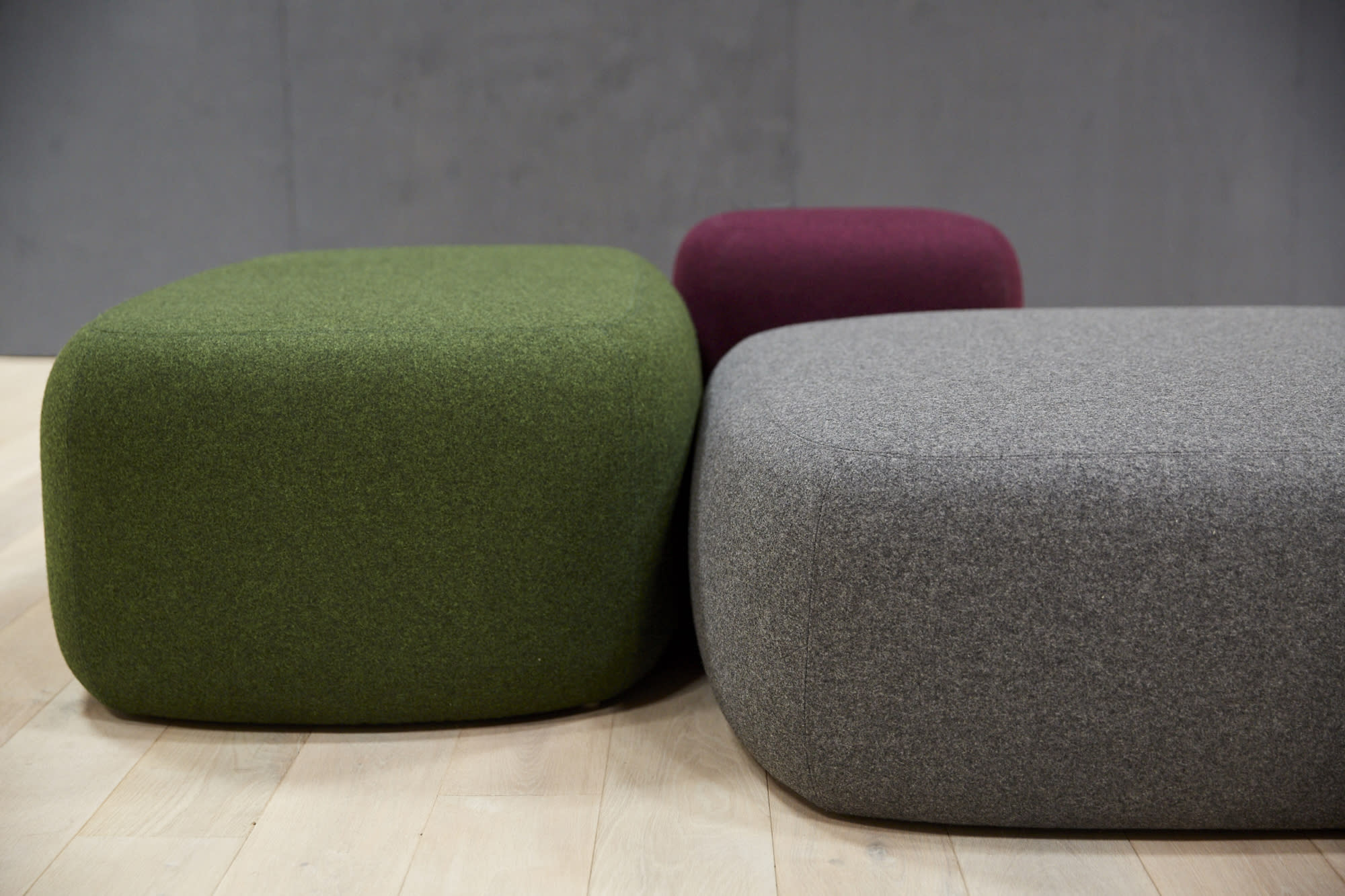 Pebble ottoman sales